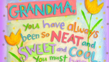 For Grandma, Grandmother Card Messages